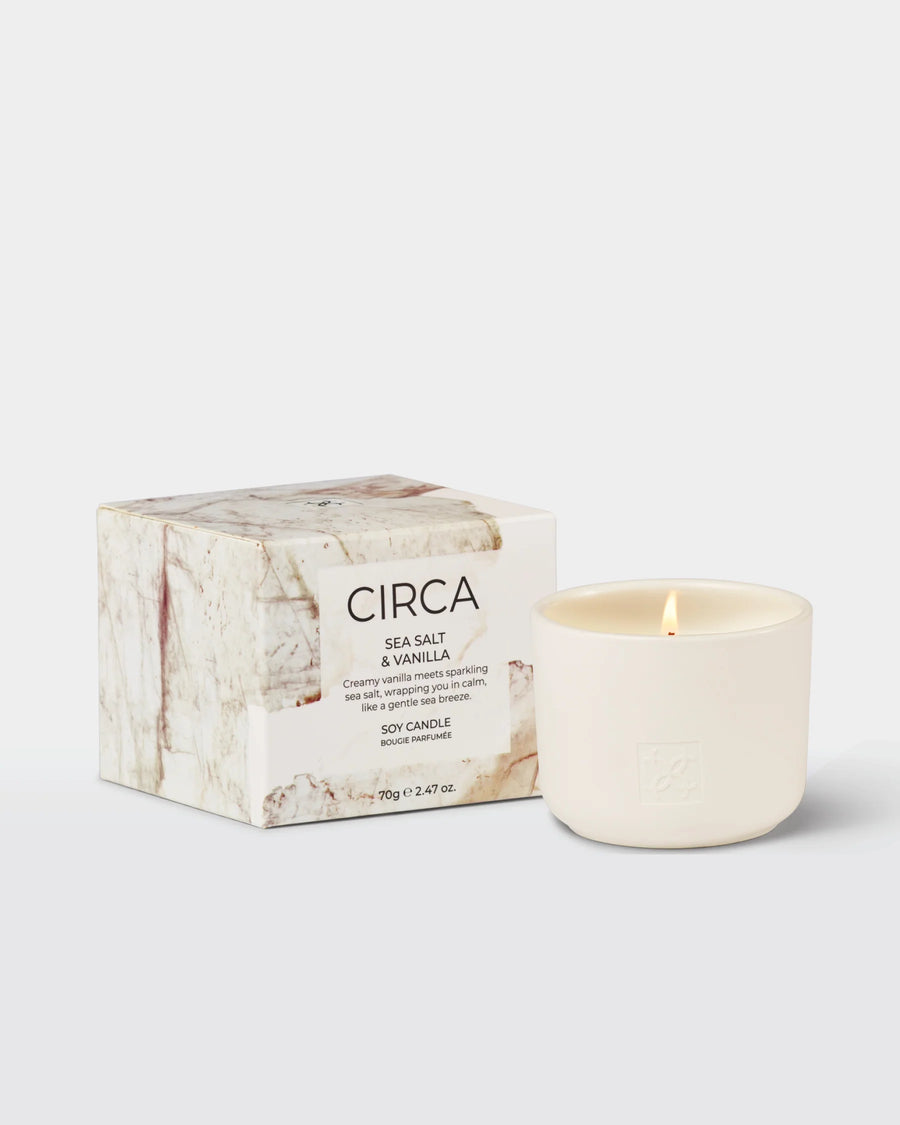 Sea Salt & Vanilla Candle 70g