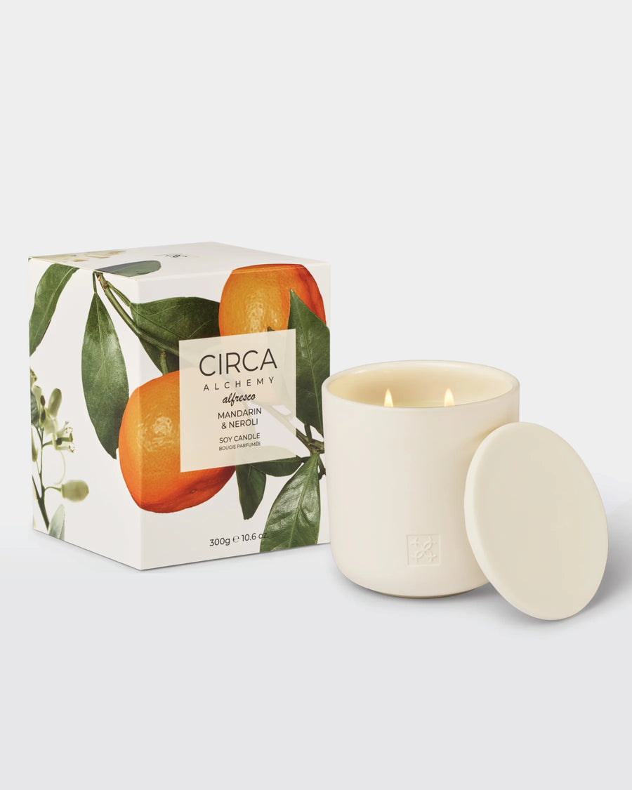 Alfresco Alchemy Mandarin & Neroli Candle 300g