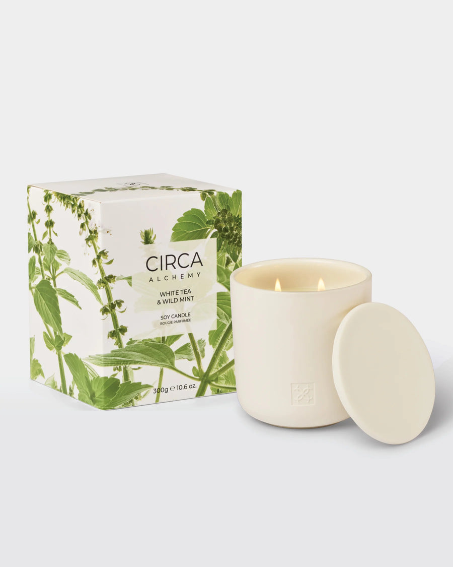Alchemy White Tea & Wild Mint Candle 300g