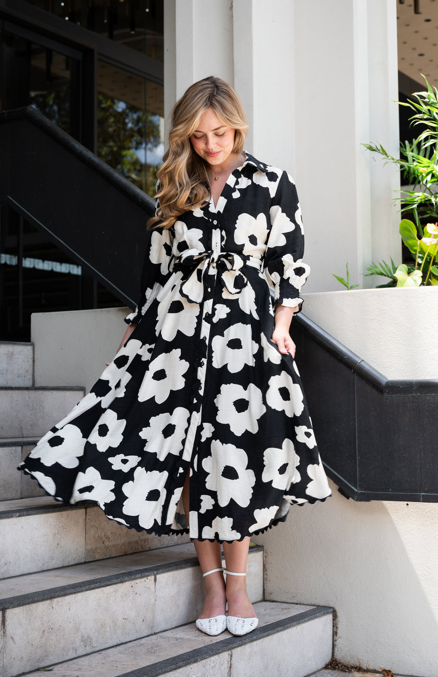 Poppy Ric Rac Trim Dress