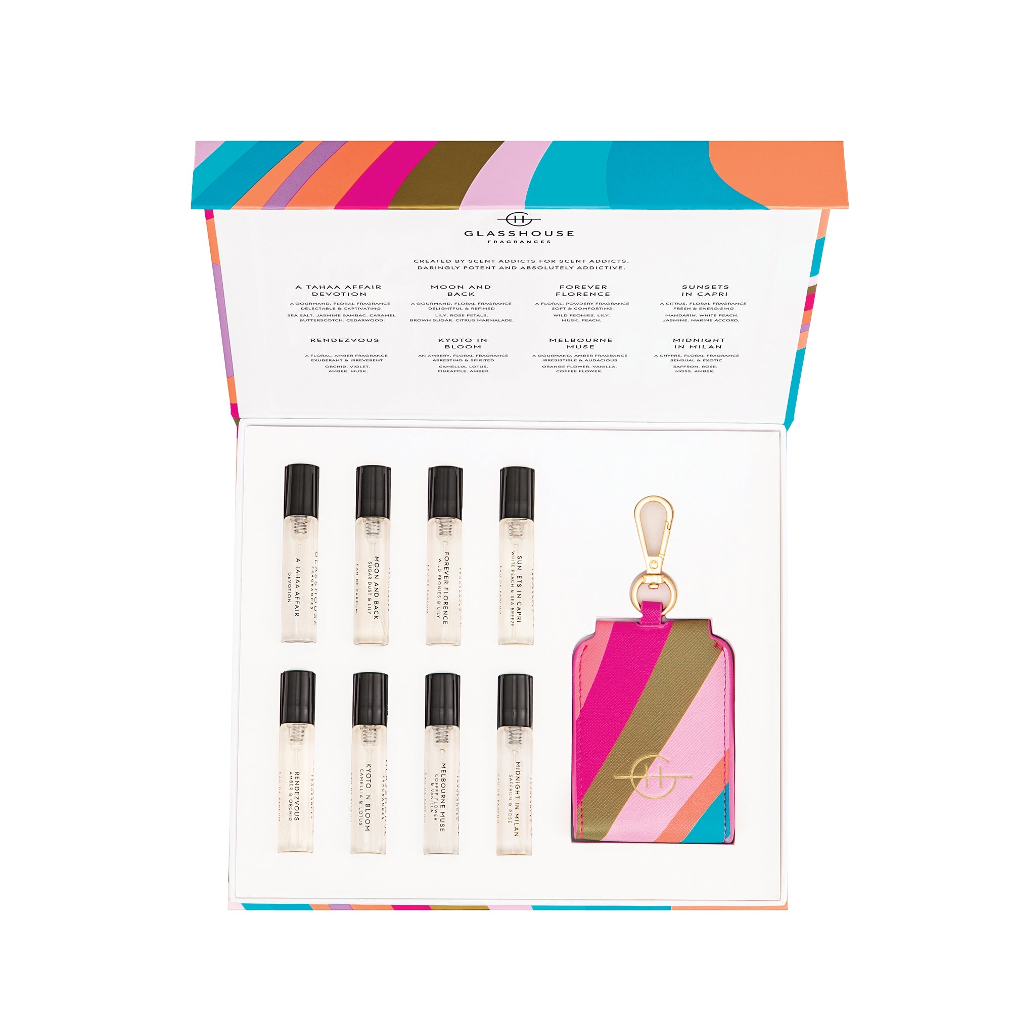 Fragrance Library & Travel Case Key Ring