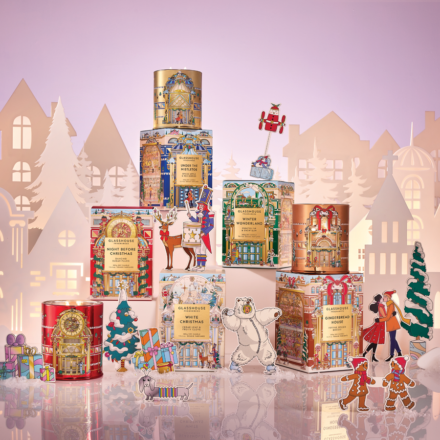 White Christmas Candle 380g