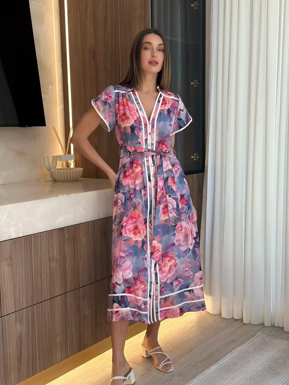 Cheshire Blooms Maxi Dress