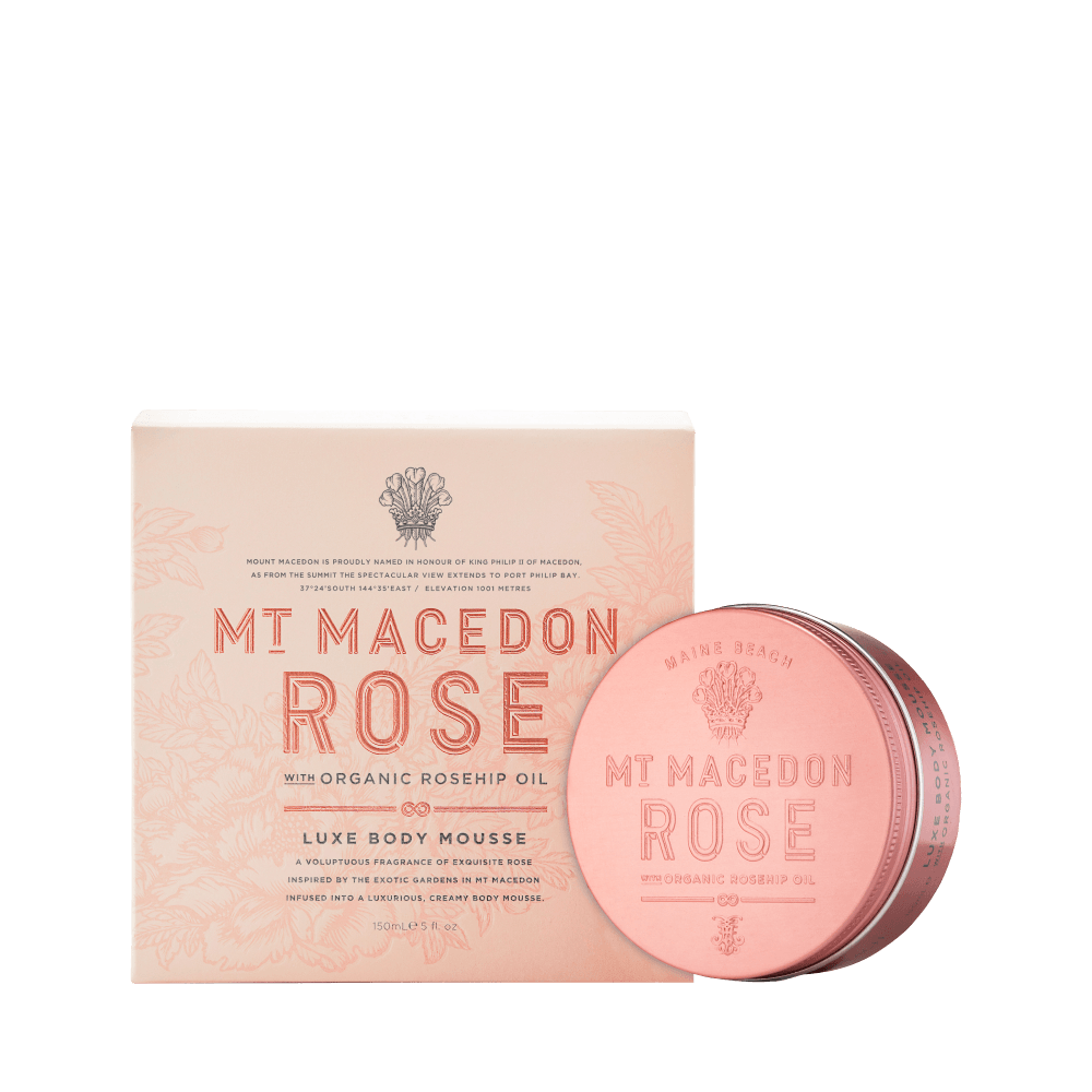 Mt Macedon Rose Luxe Body Mousse 150ml