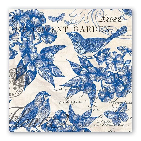 Indigo Cotton Luncheon Napkins