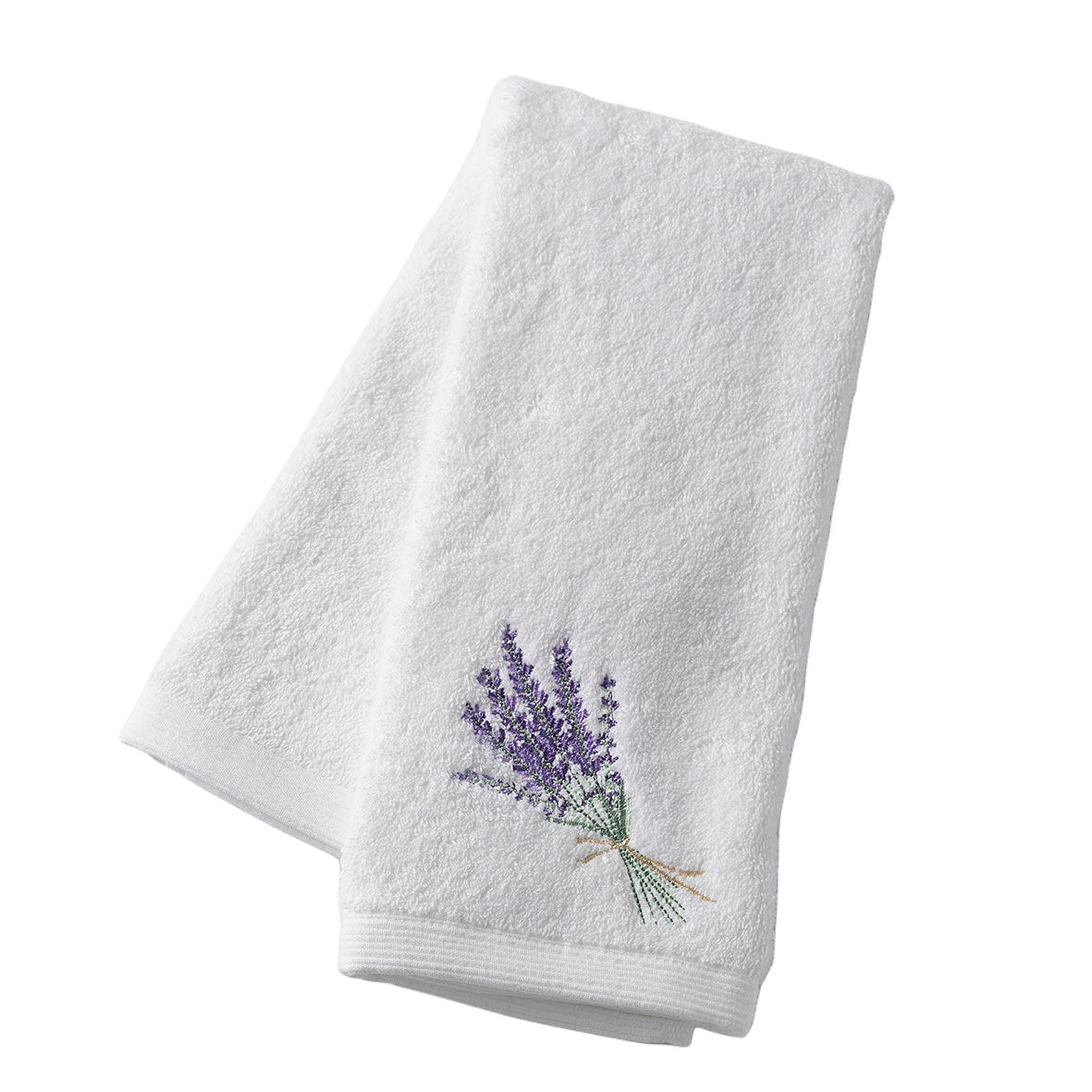Lavender Bouquet Embriodered Hand Towel